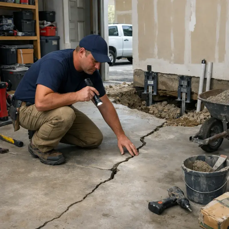 Foundation Settling Repair Clarksville